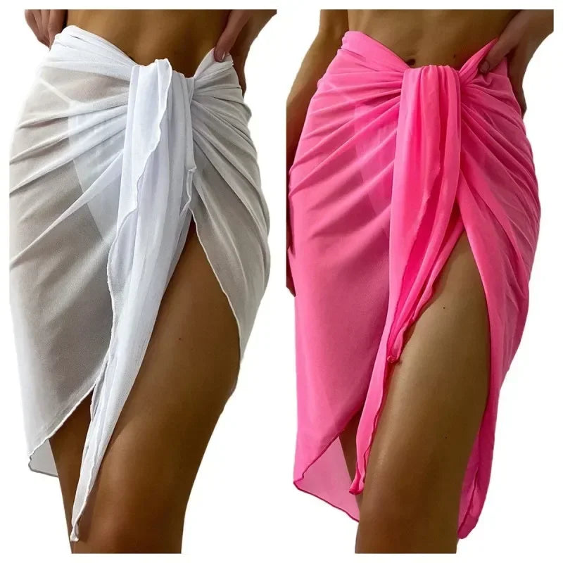 Sheer Wrap Knot Beach Dress | Flattering, Breezy &amp; Beach-to-Bar Ready