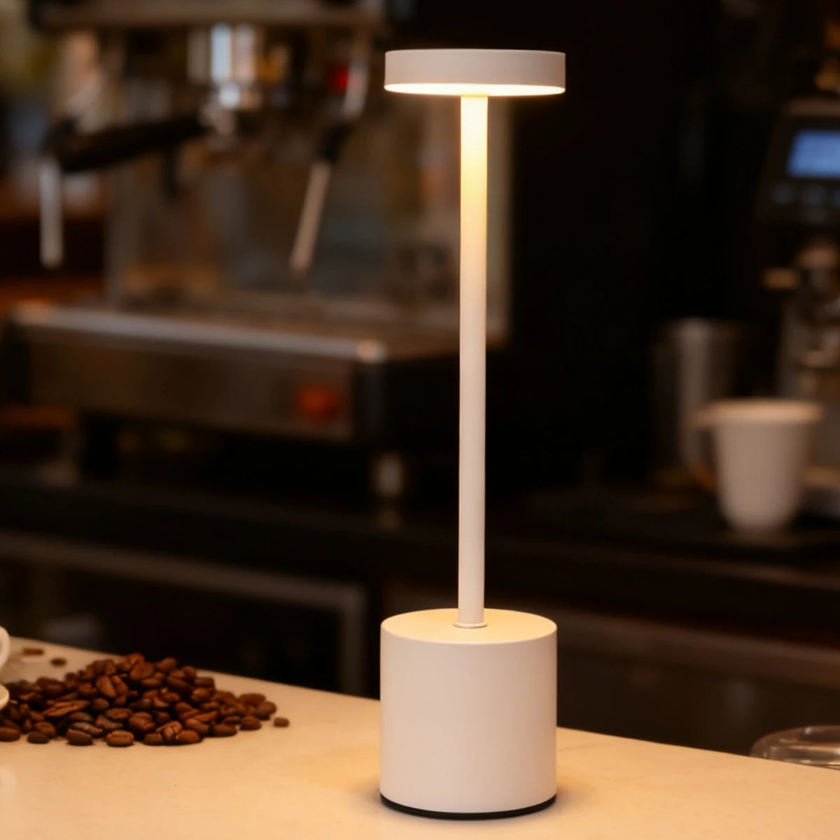 Lampe Bureau LED Ambiante Tactile USB | Éclairez Votre Espace & Rechargez Sans Fil