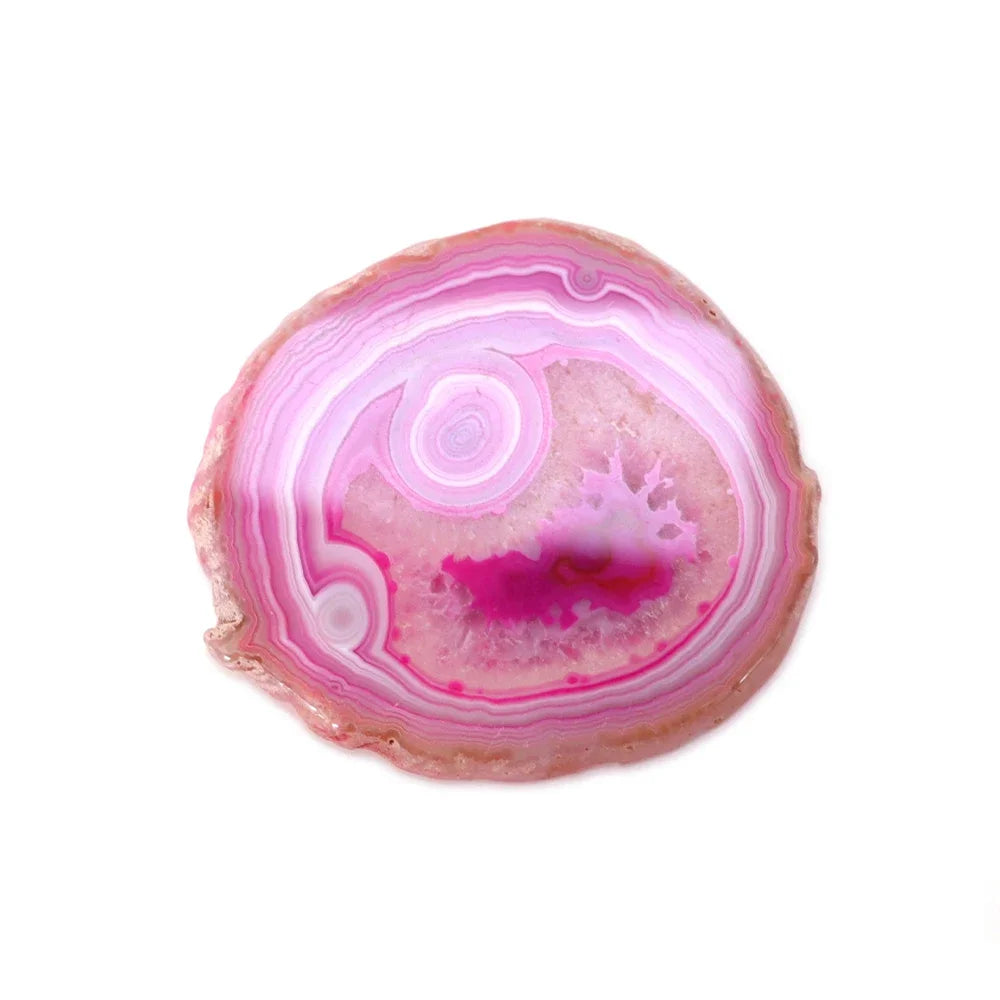 Dessous de Verre Pierre Agate Naturelle | Protégez Votre Table avec une Beauté Unique
