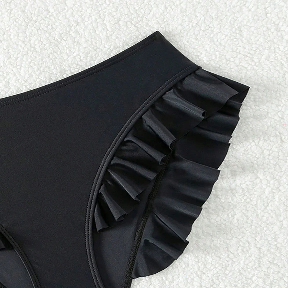 Ruffle Trim Tummy Control Bikini Bottoms | Flattering, Fun &amp; Made for Every Body