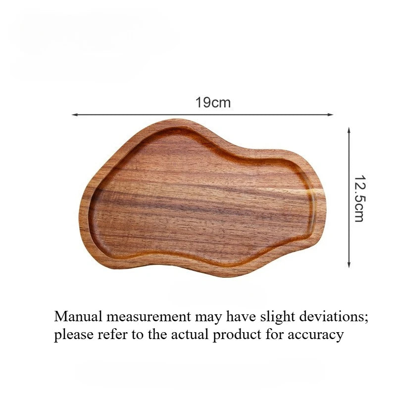 Plateau en Bois Acacia Japonais | Résistant à la Chaleur — Déco & Fonctionnel à la Fois