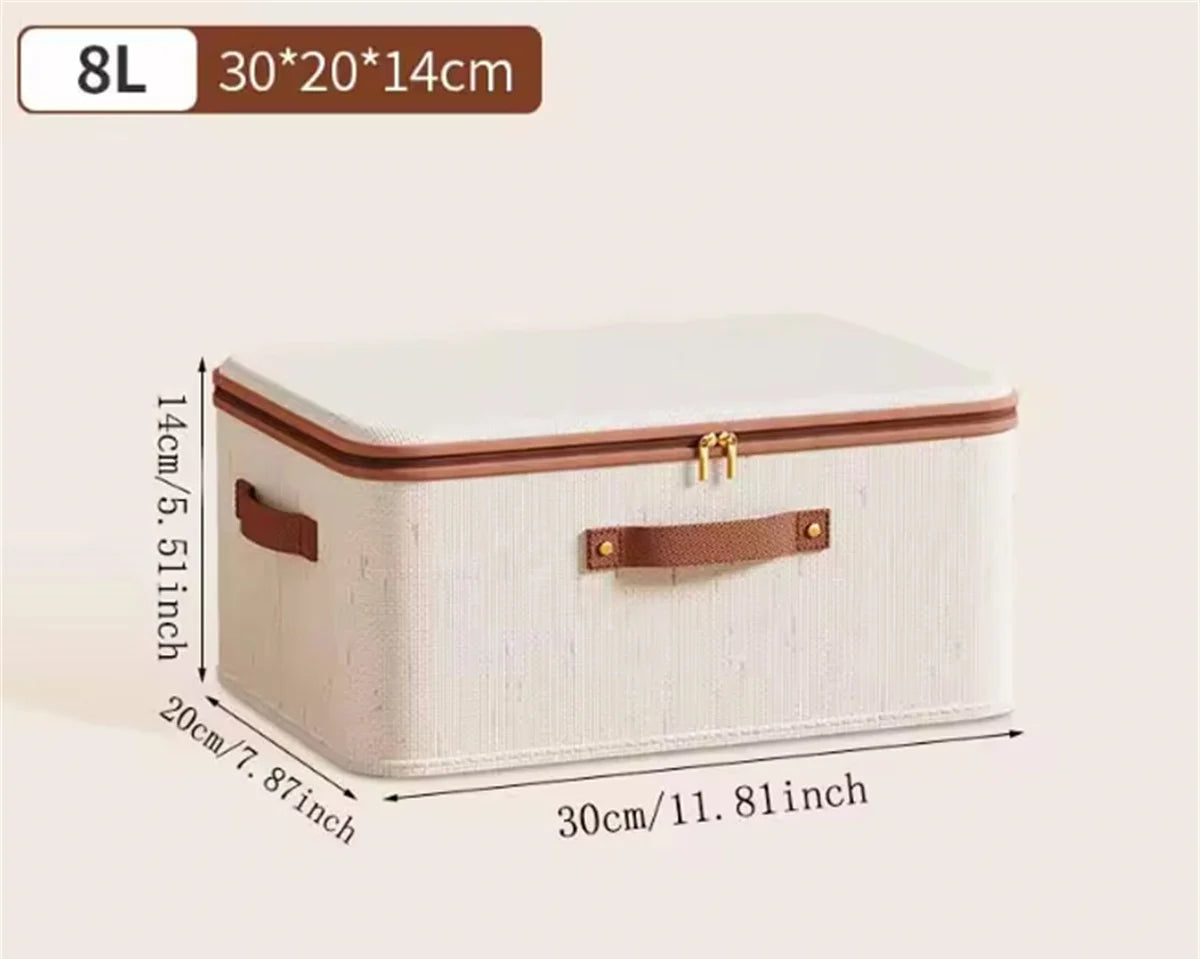 Grande Boîte de Rangement Ménager Rigide | Rangez Plus, Voyez Moins le Désordre