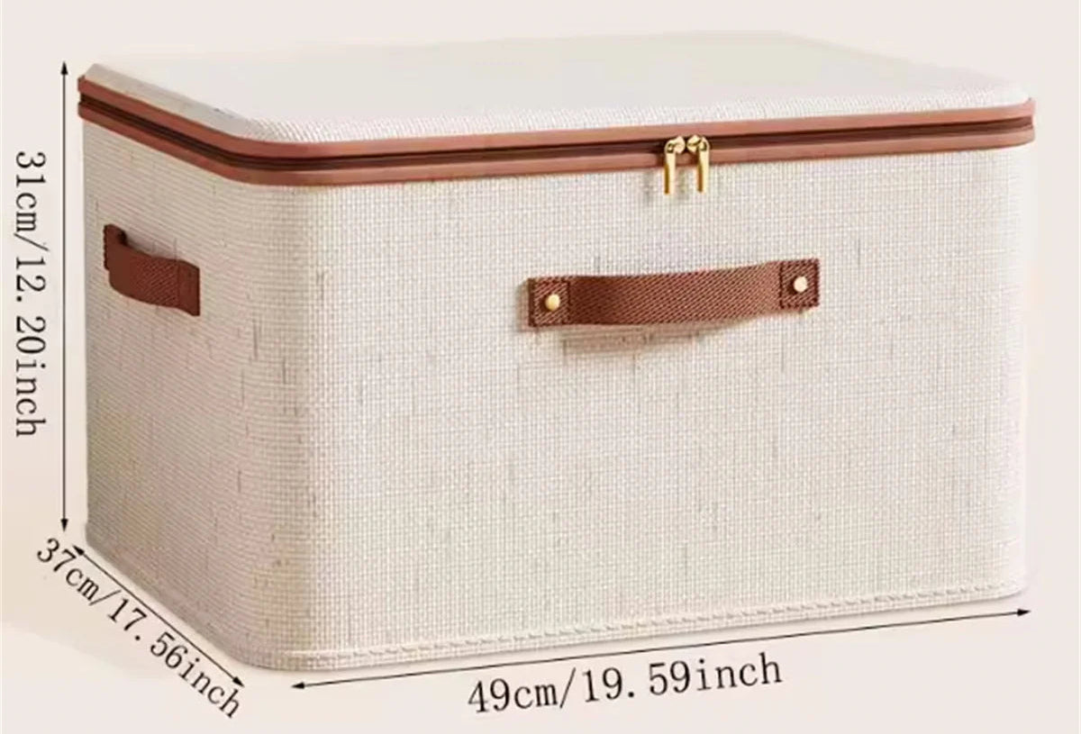 Grande Boîte de Rangement Ménager Rigide | Rangez Plus, Voyez Moins le Désordre