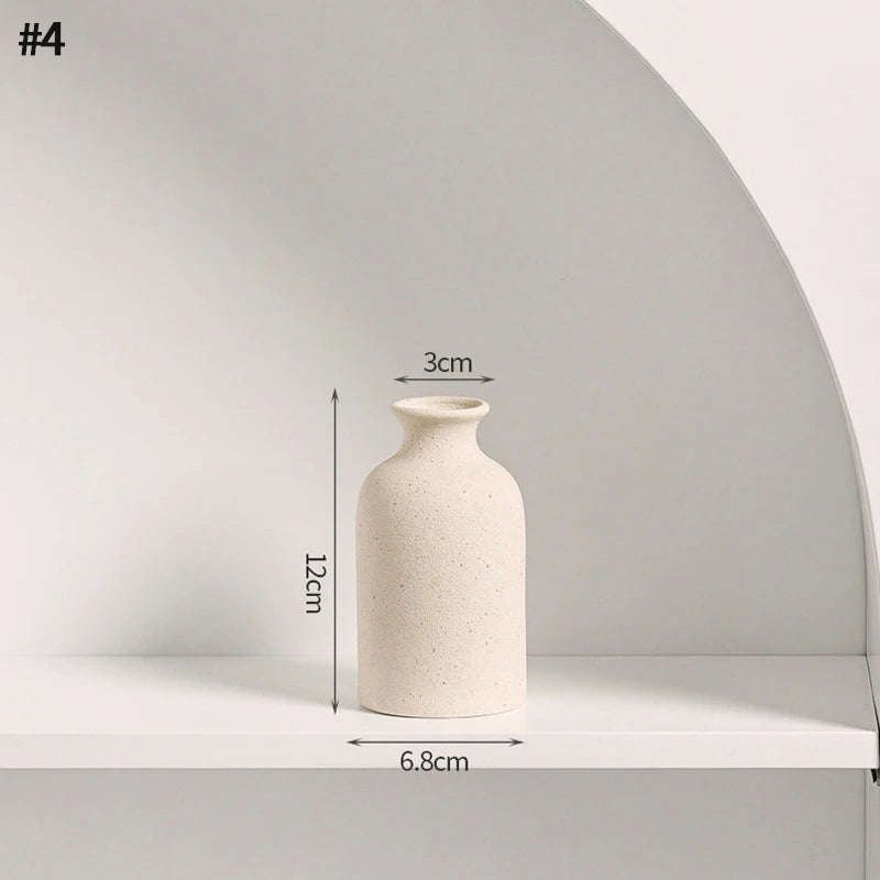 Vase Céramique Blanc Nordique | La Pièce Déco Minimaliste Qui Transforme Tout