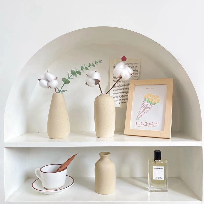 Vase Céramique Blanc Nordique | La Pièce Déco Minimaliste Qui Transforme Tout