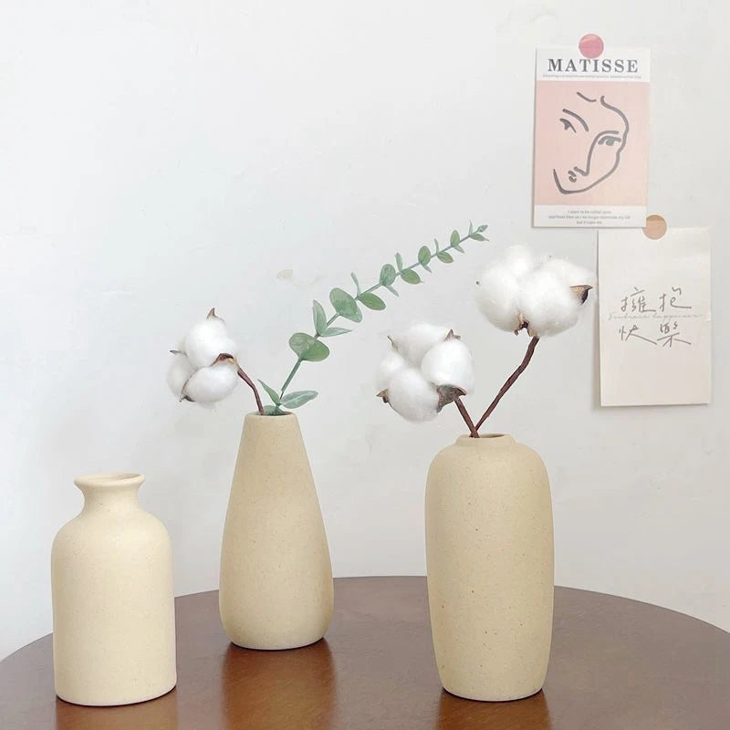 Vase Céramique Blanc Nordique | La Pièce Déco Minimaliste Qui Transforme Tout
