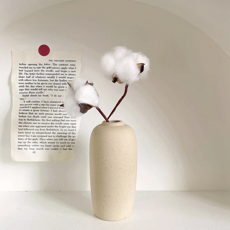 Vase Céramique Blanc Nordique | La Pièce Déco Minimaliste Qui Transforme Tout