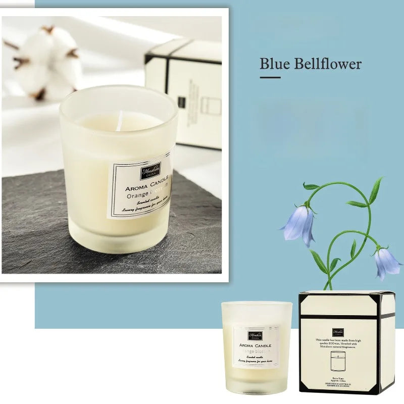 Bougie Cire de Soja 3 Couleurs Sans Fumée | Naturelle, Longue Durée & Belle à Regarder