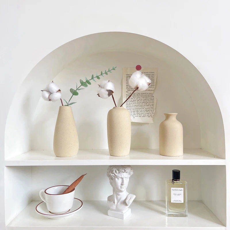 Vase Céramique Blanc Nordique | La Pièce Déco Minimaliste Qui Transforme Tout