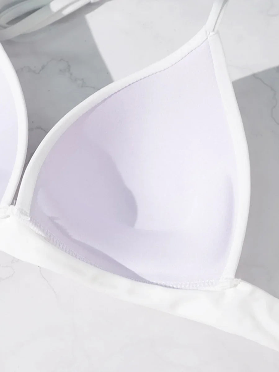 Push-Up Halter Bikini Top | All-Day Lift, Support &amp; Style XS to XL