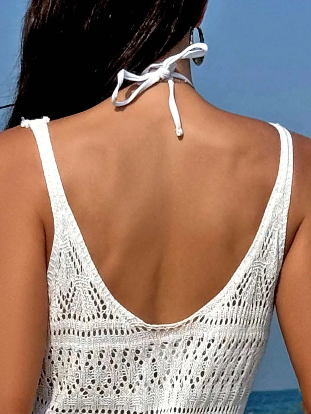 Elegant Hollow Out Maxi Beach Dress | Go From Poolside to Dinner Without Changing