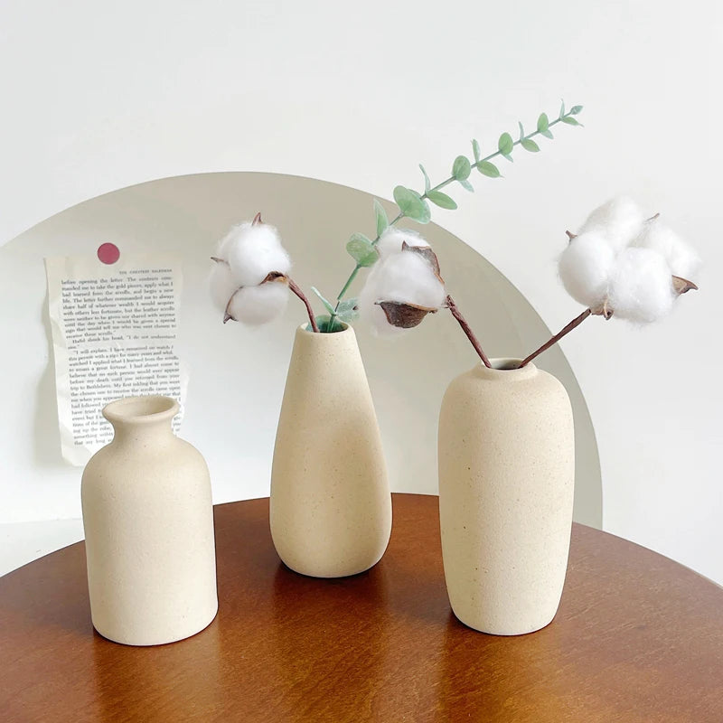 Vase Céramique Blanc Nordique | La Pièce Déco Minimaliste Qui Transforme Tout