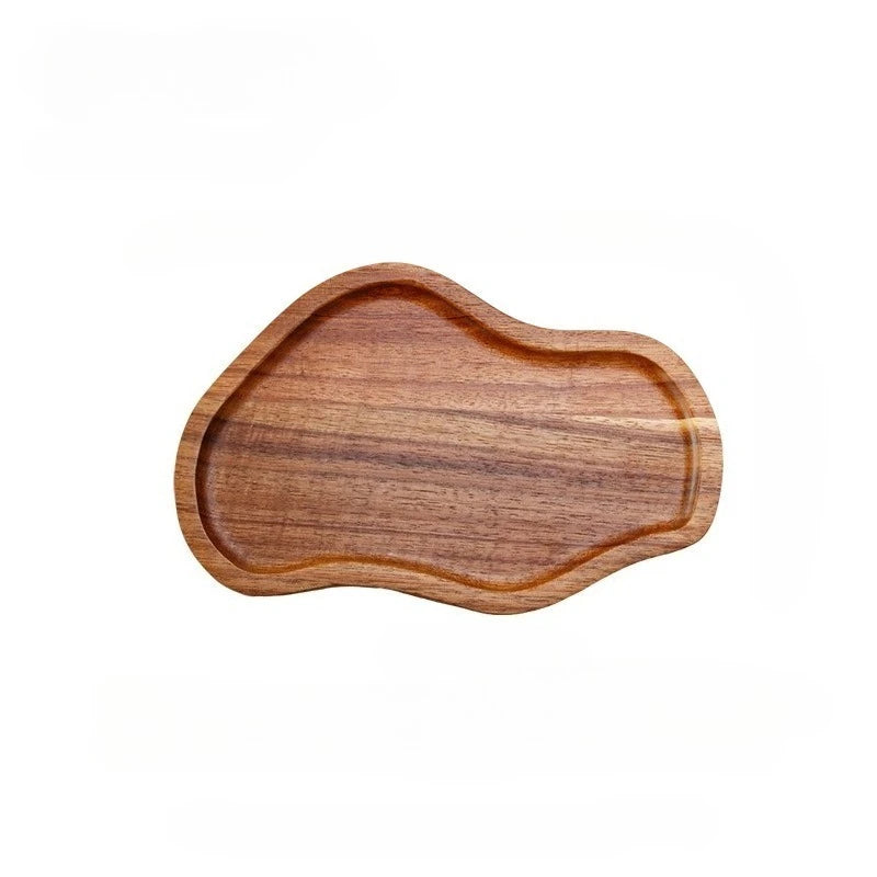 Plateau en Bois Acacia Japonais | Résistant à la Chaleur — Déco & Fonctionnel à la Fois