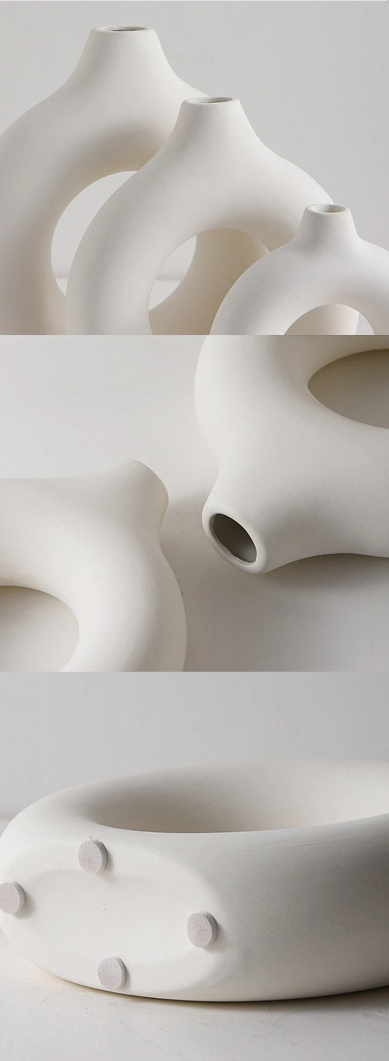 Vase Fleur Blanc Style Nordique | Décorez Votre Intérieur Sans Effort