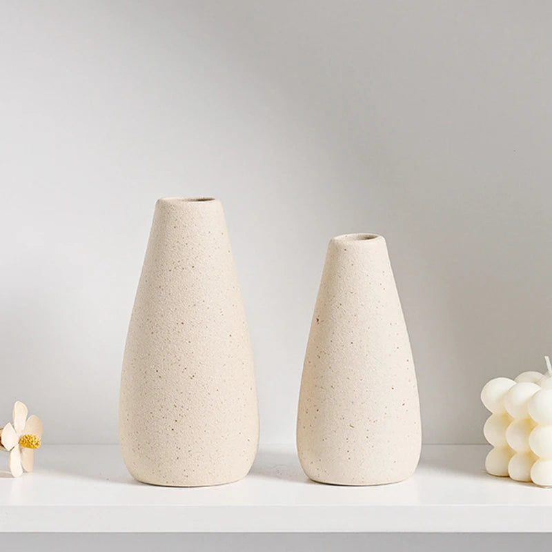 Vase Céramique Blanc Nordique | La Pièce Déco Minimaliste Qui Transforme Tout