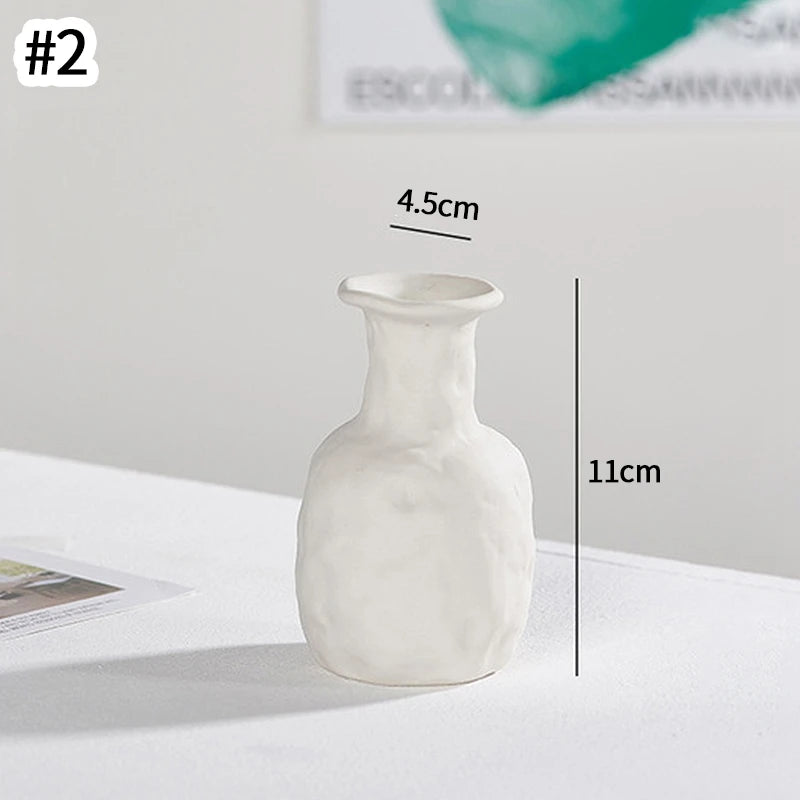 Vase Céramique Blanc Nordique | La Pièce Déco Minimaliste Qui Transforme Tout