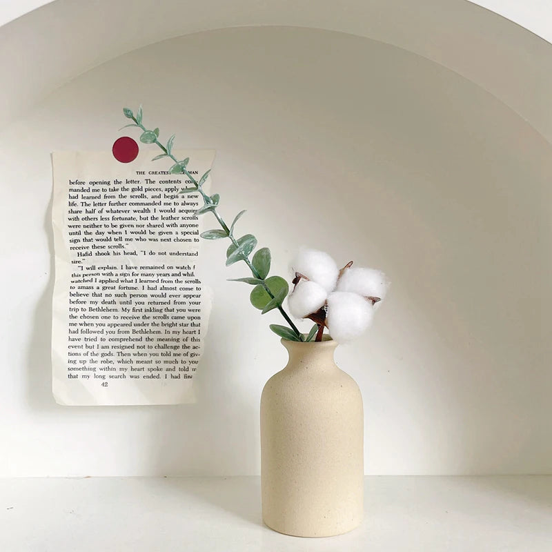 Vase Céramique Blanc Nordique | La Pièce Déco Minimaliste Qui Transforme Tout