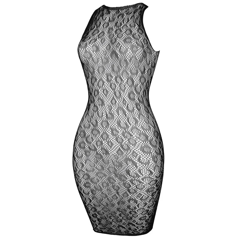 Fishnet See-Through Beach Cover-Up | Bold, Sheer, Unforgettable at the Shore