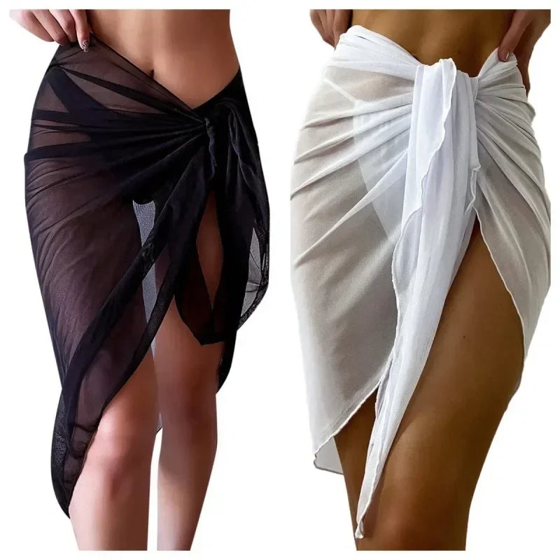 Sheer Wrap Knot Beach Dress | Flattering, Breezy &amp; Beach-to-Bar Ready