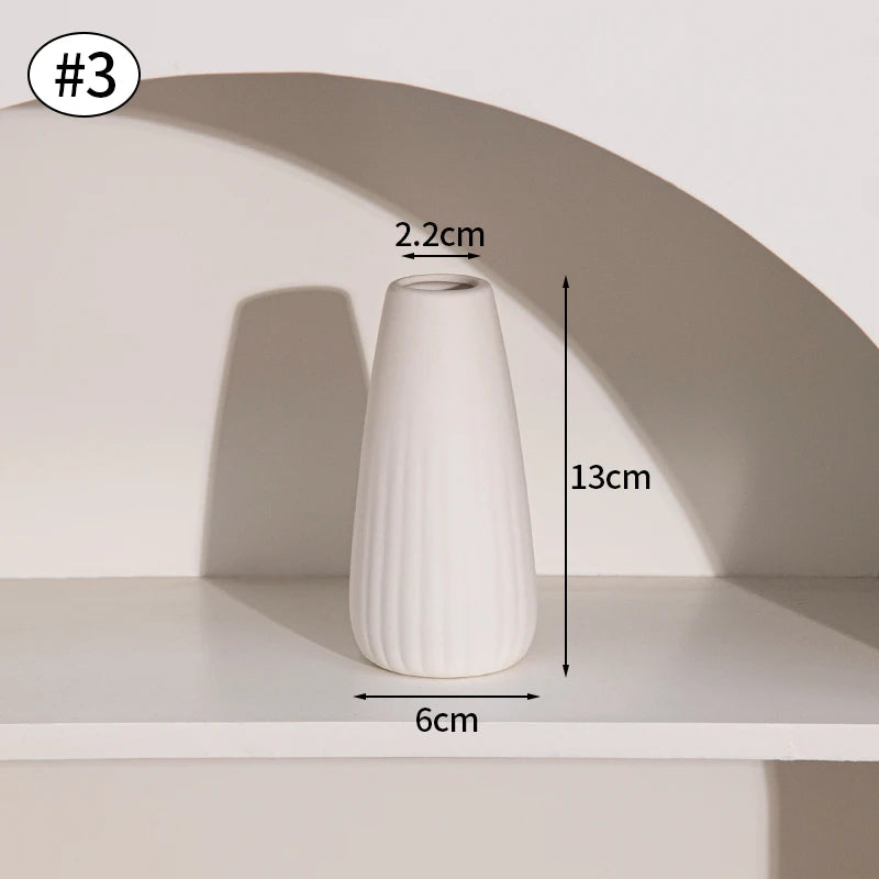Vase Céramique Blanc Nordique | La Pièce Déco Minimaliste Qui Transforme Tout