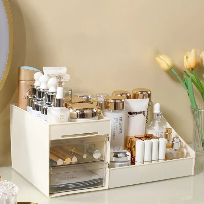 Organisateur Cosmétiques Bureau | Rangez Toute Votre Routine Beauté en Un Seul Endroit
