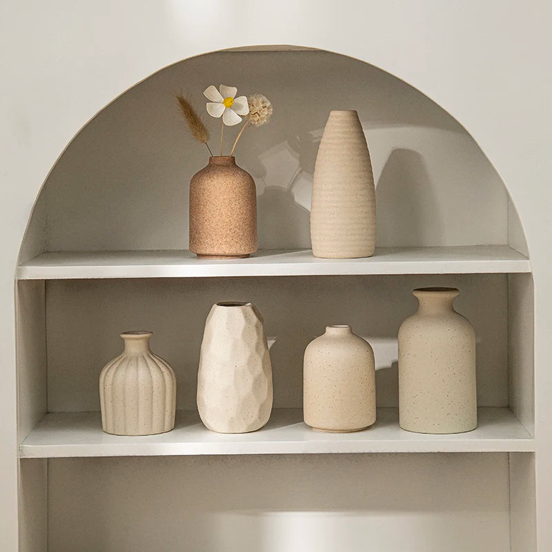 Vase Céramique Blanc Nordique | La Pièce Déco Minimaliste Qui Transforme Tout