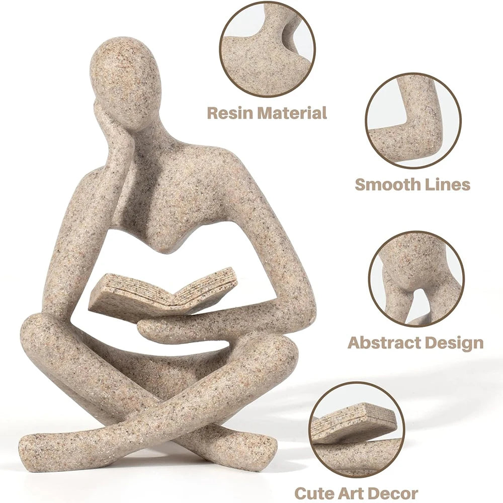 Figurine Penseur Abstrait | Ajoutez du Caractère & de l'Intellect à Votre Déco