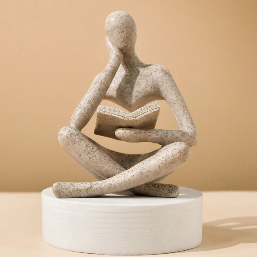 Figurine Penseur Abstrait | Ajoutez du Caractère & de l'Intellect à Votre Déco