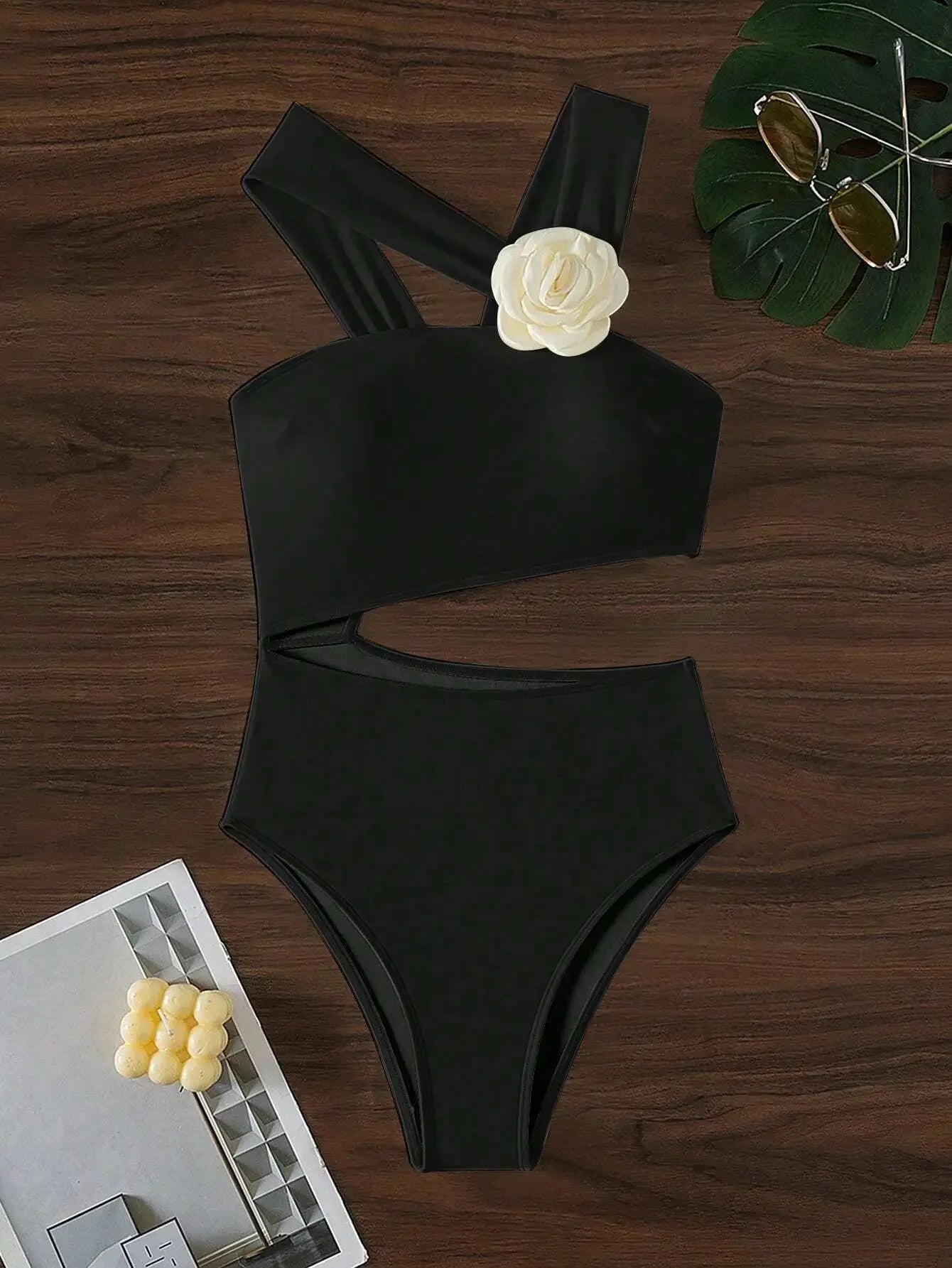 3D Flower One-Shoulder Push-Up Swimsuit | Sculptural, Feminine &amp; Made for Attention