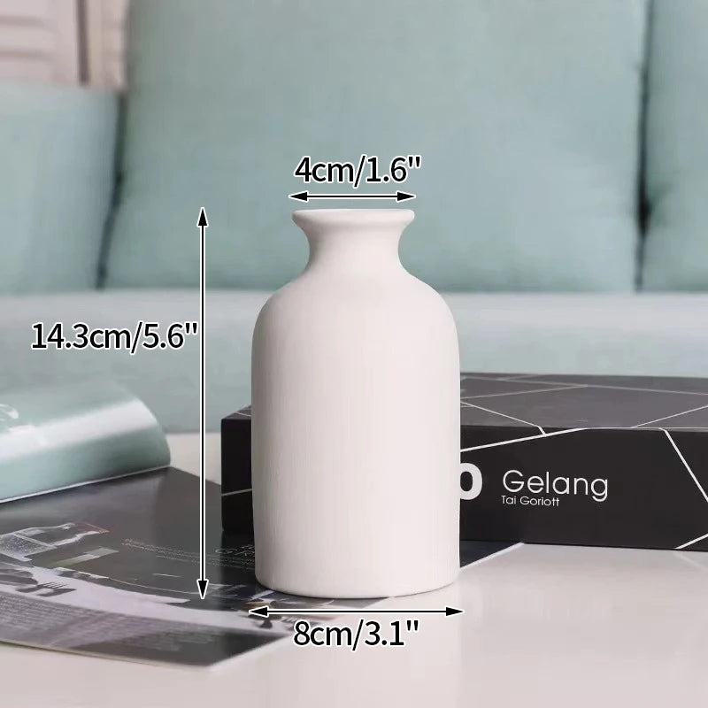 Vase Céramique Blanc Nordique | La Pièce Déco Minimaliste Qui Transforme Tout