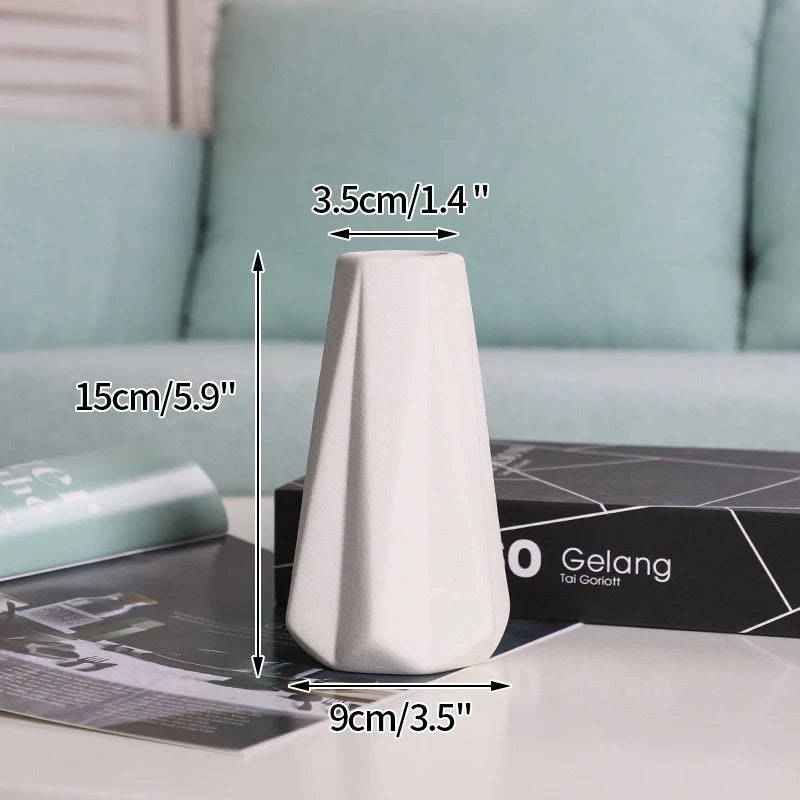 Vase Céramique Blanc Nordique | La Pièce Déco Minimaliste Qui Transforme Tout