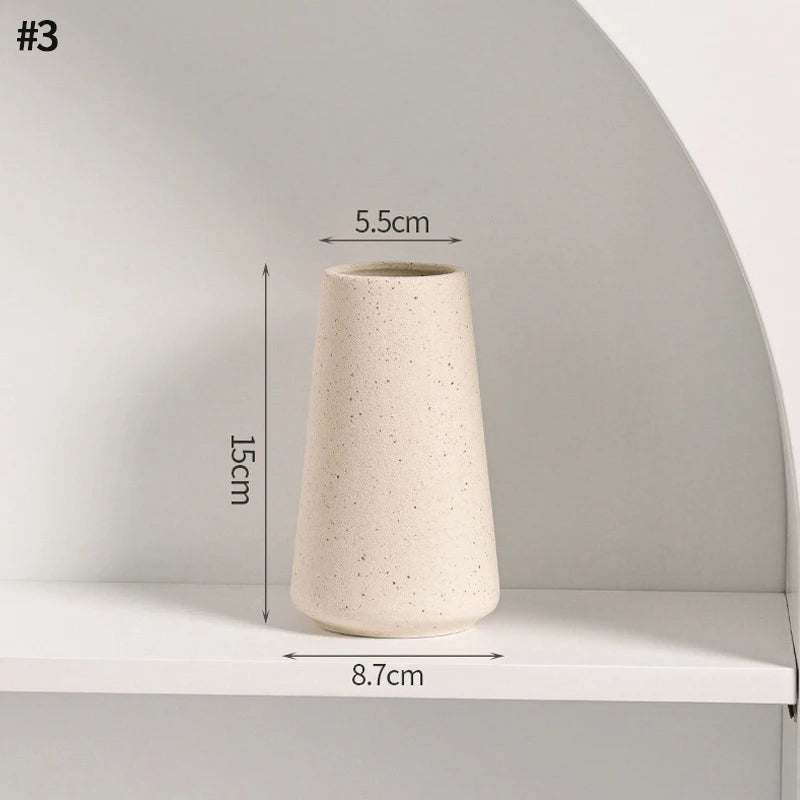 Vase Céramique Blanc Nordique | La Pièce Déco Minimaliste Qui Transforme Tout