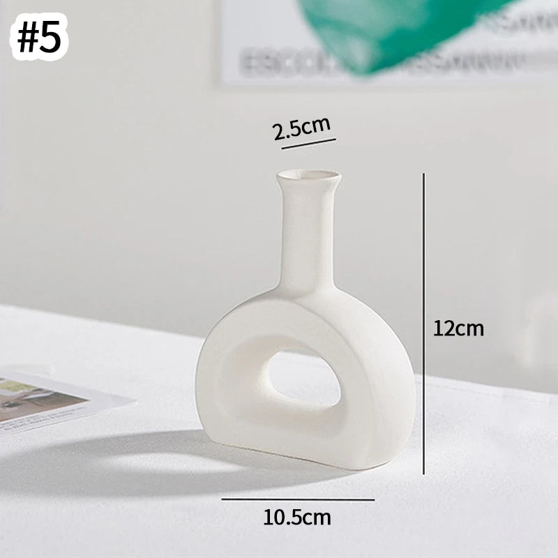 Vase Céramique Blanc Nordique | La Pièce Déco Minimaliste Qui Transforme Tout