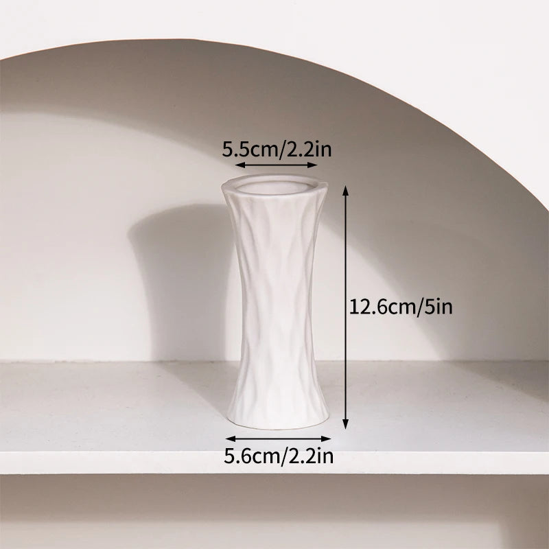 Vase Céramique Blanc Nordique | La Pièce Déco Minimaliste Qui Transforme Tout