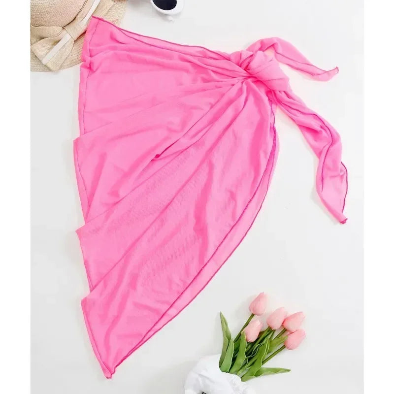 Sheer Wrap Knot Beach Dress | Flattering, Breezy &amp; Beach-to-Bar Ready