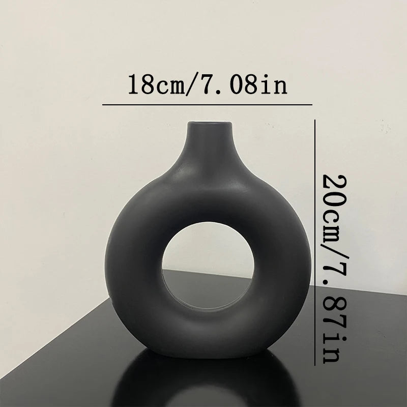 Vase Fleur Blanc Style Nordique | Décorez Votre Intérieur Sans Effort