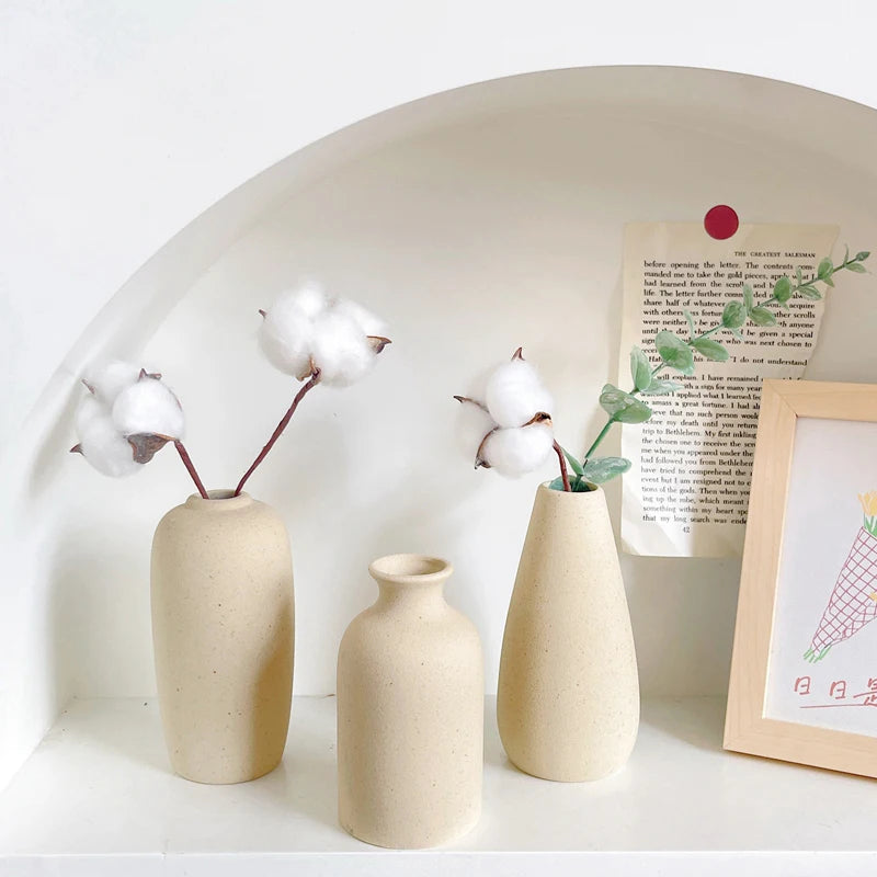Vase Céramique Blanc Nordique | La Pièce Déco Minimaliste Qui Transforme Tout