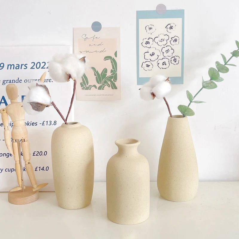 Vase Céramique Blanc Nordique | La Pièce Déco Minimaliste Qui Transforme Tout