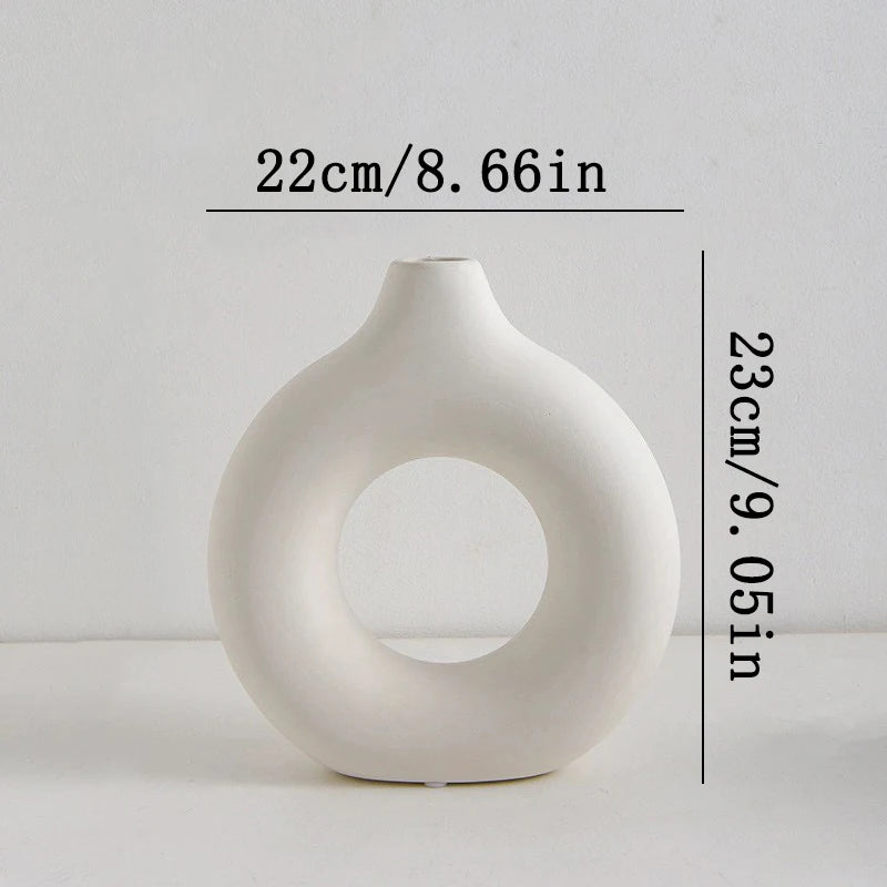 Vase Fleur Blanc Style Nordique | Décorez Votre Intérieur Sans Effort