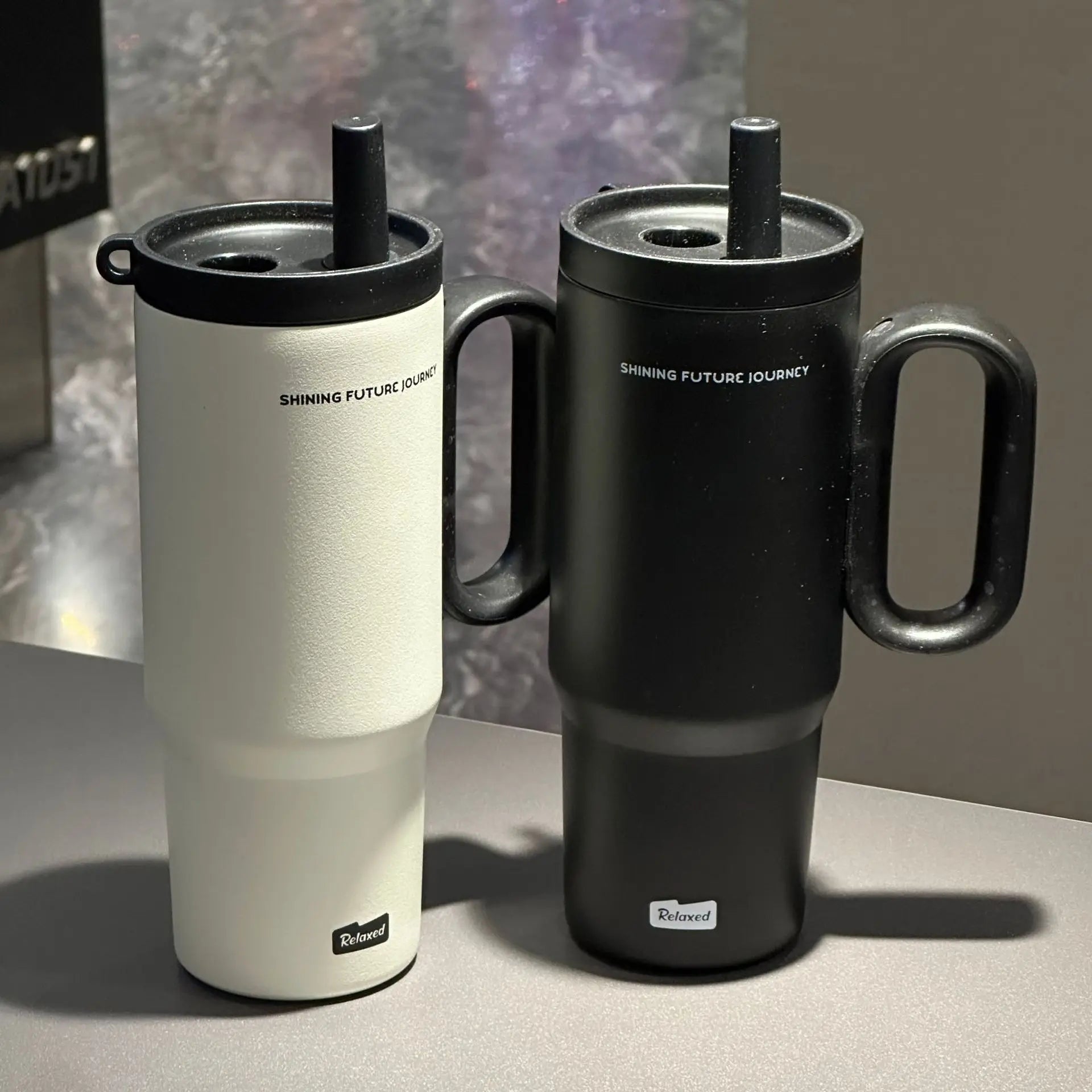 720ML Stainless Steel Thermos Cup With Handle &amp; Straw | Your Cold Coffee Stays Cold All Day