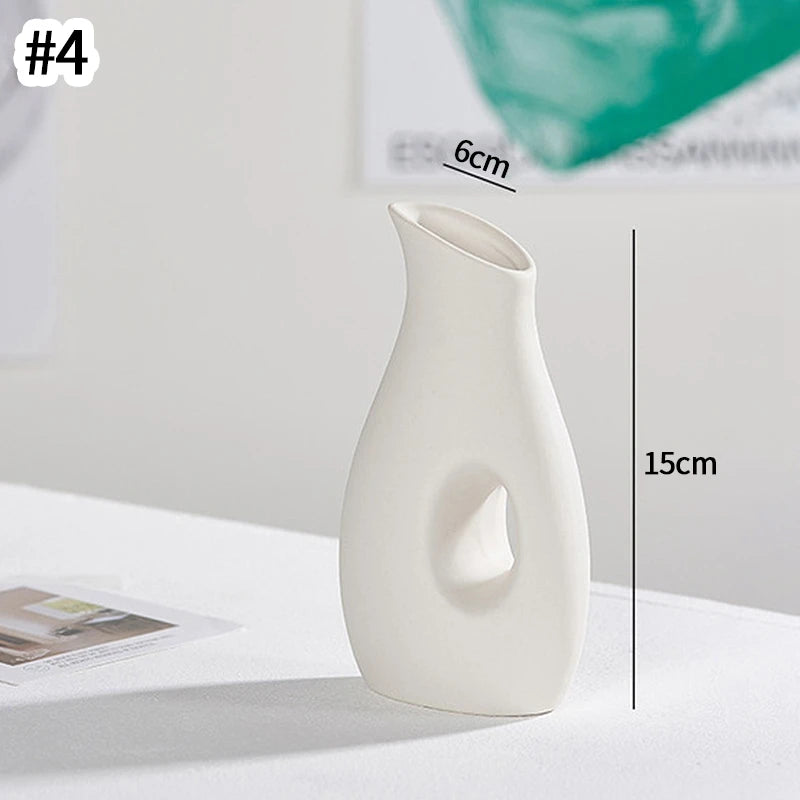 Vase Céramique Blanc Nordique | La Pièce Déco Minimaliste Qui Transforme Tout