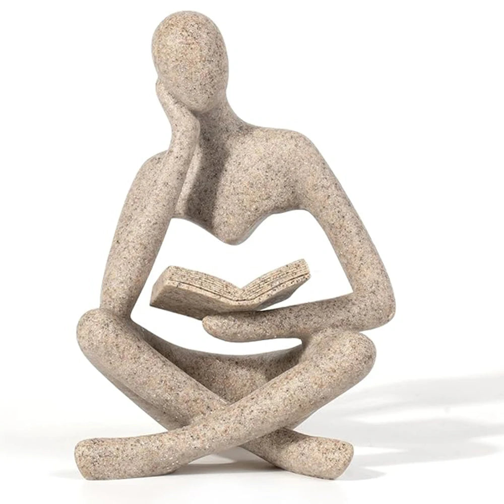 Figurine Penseur Abstrait | Ajoutez du Caractère & de l'Intellect à Votre Déco
