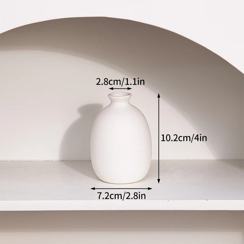 Vase Céramique Blanc Nordique | La Pièce Déco Minimaliste Qui Transforme Tout