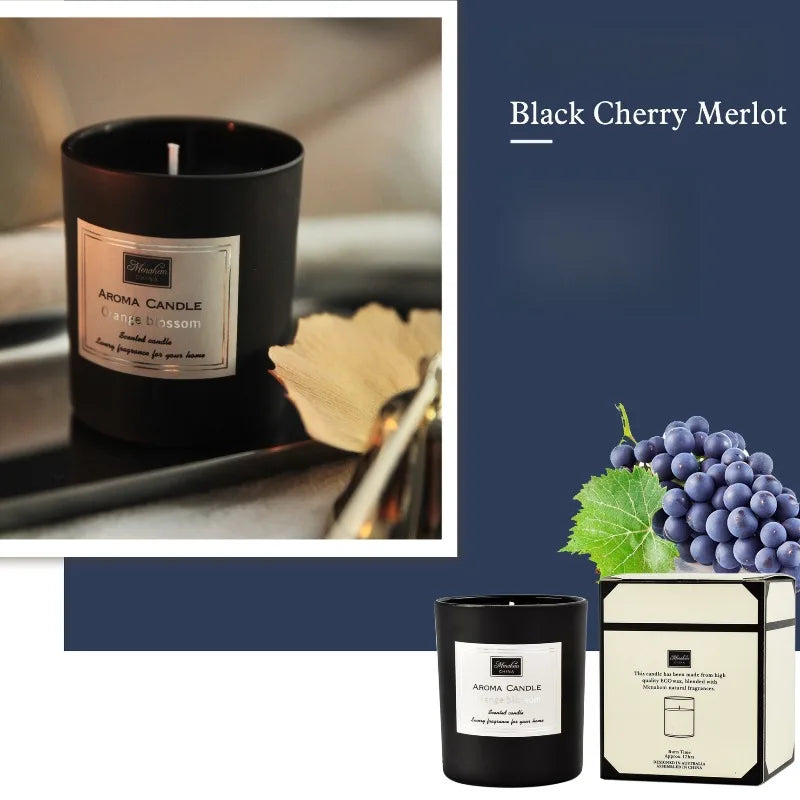Bougie Cire de Soja 3 Couleurs Sans Fumée | Naturelle, Longue Durée & Belle à Regarder