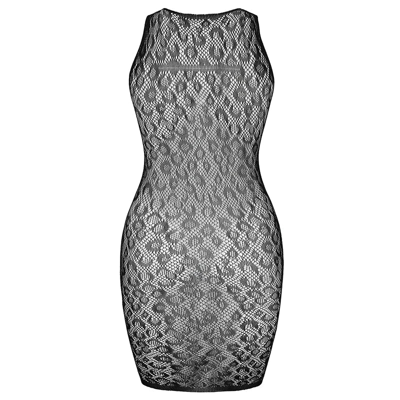 Fishnet See-Through Beach Cover-Up | Bold, Sheer, Unforgettable at the Shore