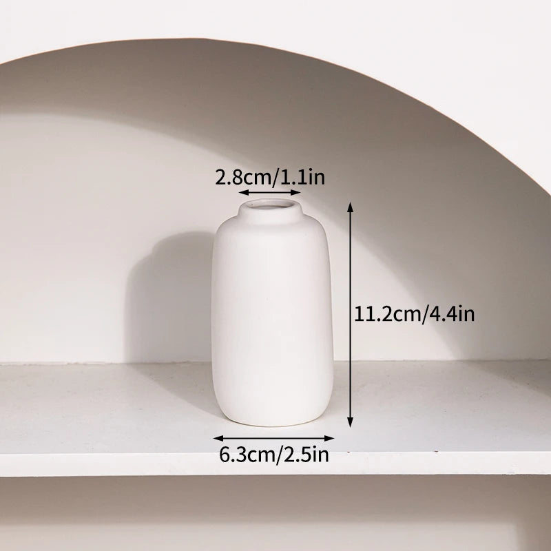 Vase Céramique Blanc Nordique | La Pièce Déco Minimaliste Qui Transforme Tout