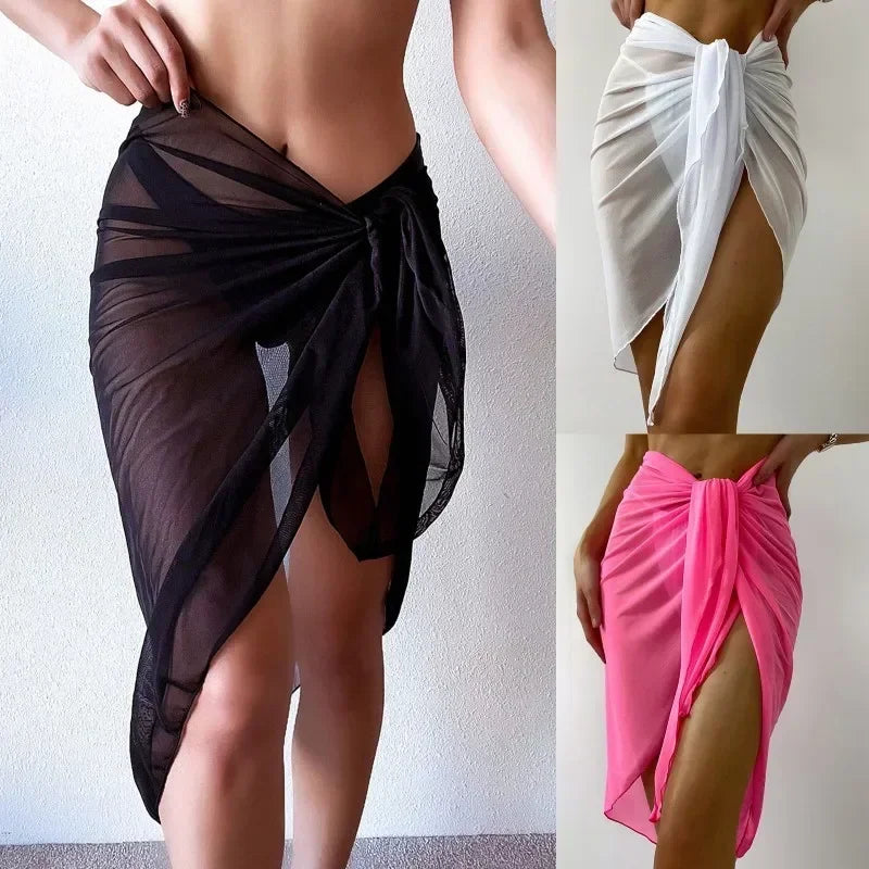 Sheer Wrap Knot Beach Dress | Flattering, Breezy &amp; Beach-to-Bar Ready