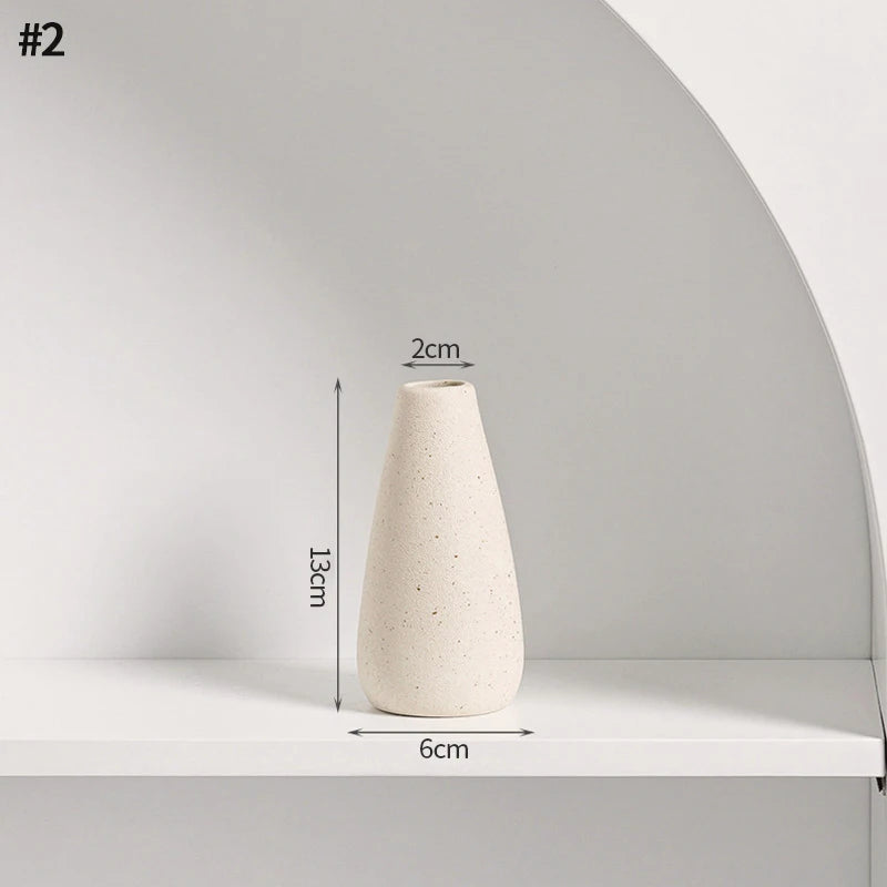 Vase Céramique Blanc Nordique | La Pièce Déco Minimaliste Qui Transforme Tout