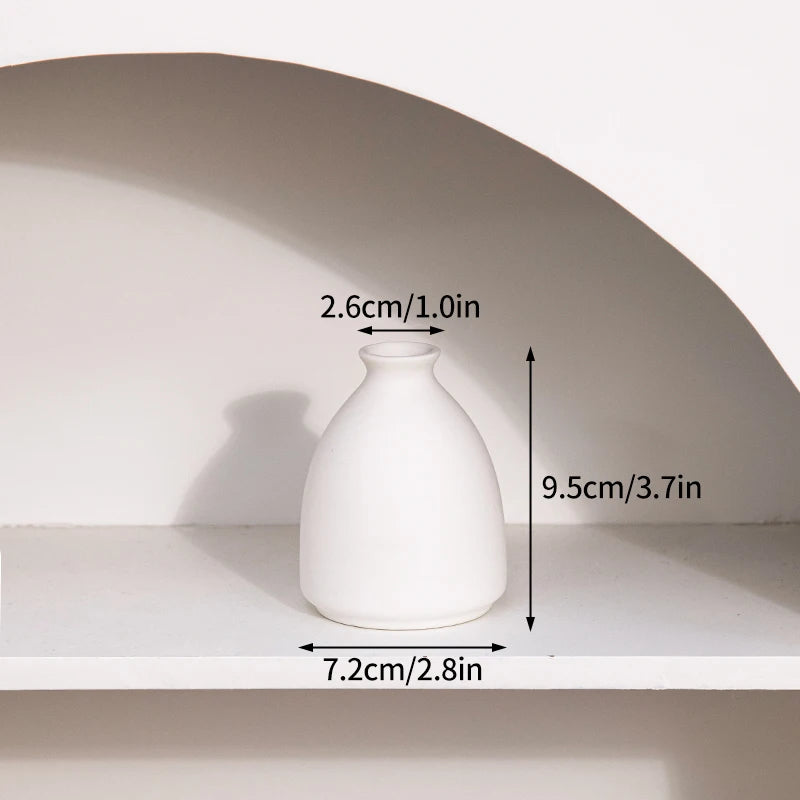 Vase Céramique Blanc Nordique | La Pièce Déco Minimaliste Qui Transforme Tout