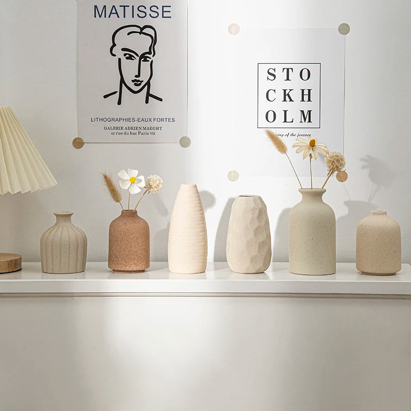 Vase Céramique Blanc Nordique | La Pièce Déco Minimaliste Qui Transforme Tout